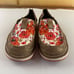 ARIAT Cruiser Womens 10B Metallic Leather Floral Print Slip-On Loafer #10035827