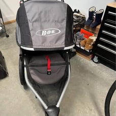 BOB jogging stroller with travel case