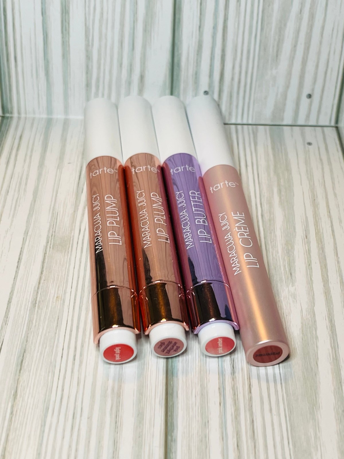 TARTE Maracuja Juicy Lip Plump, Creme, & Butter set/4 **NEW**
