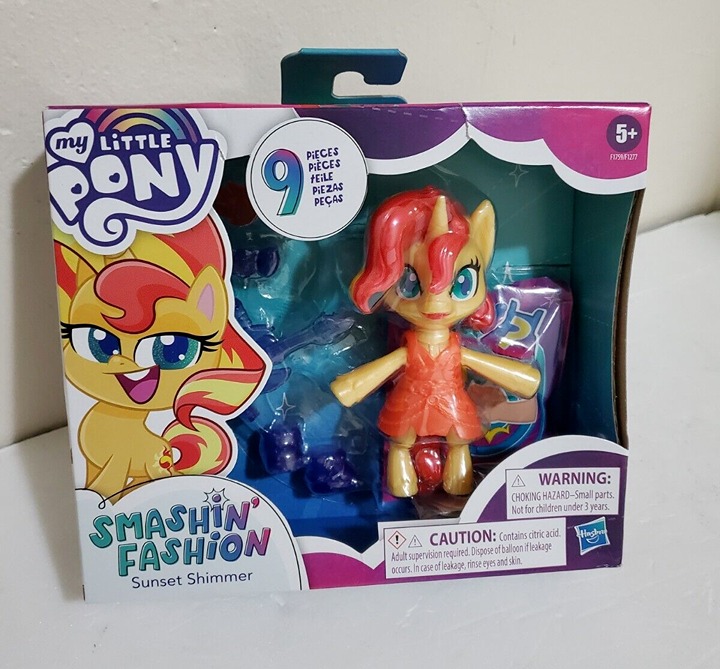 Hasbro My Little Pony Smashin Fashion Butterfly Pack Sunset Shimmer Moving Figur