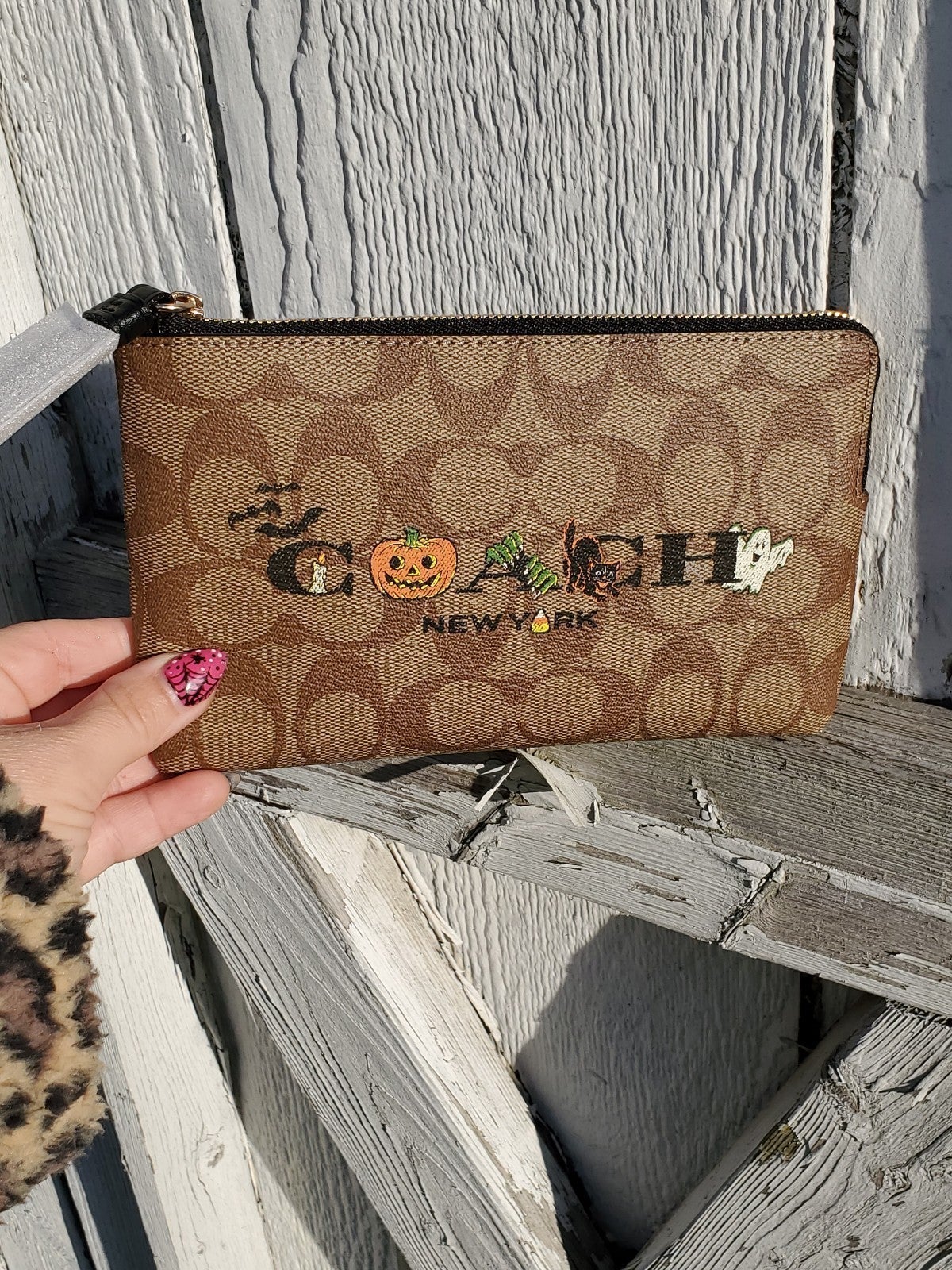 Introducir 52+ imagen coach halloween wallet