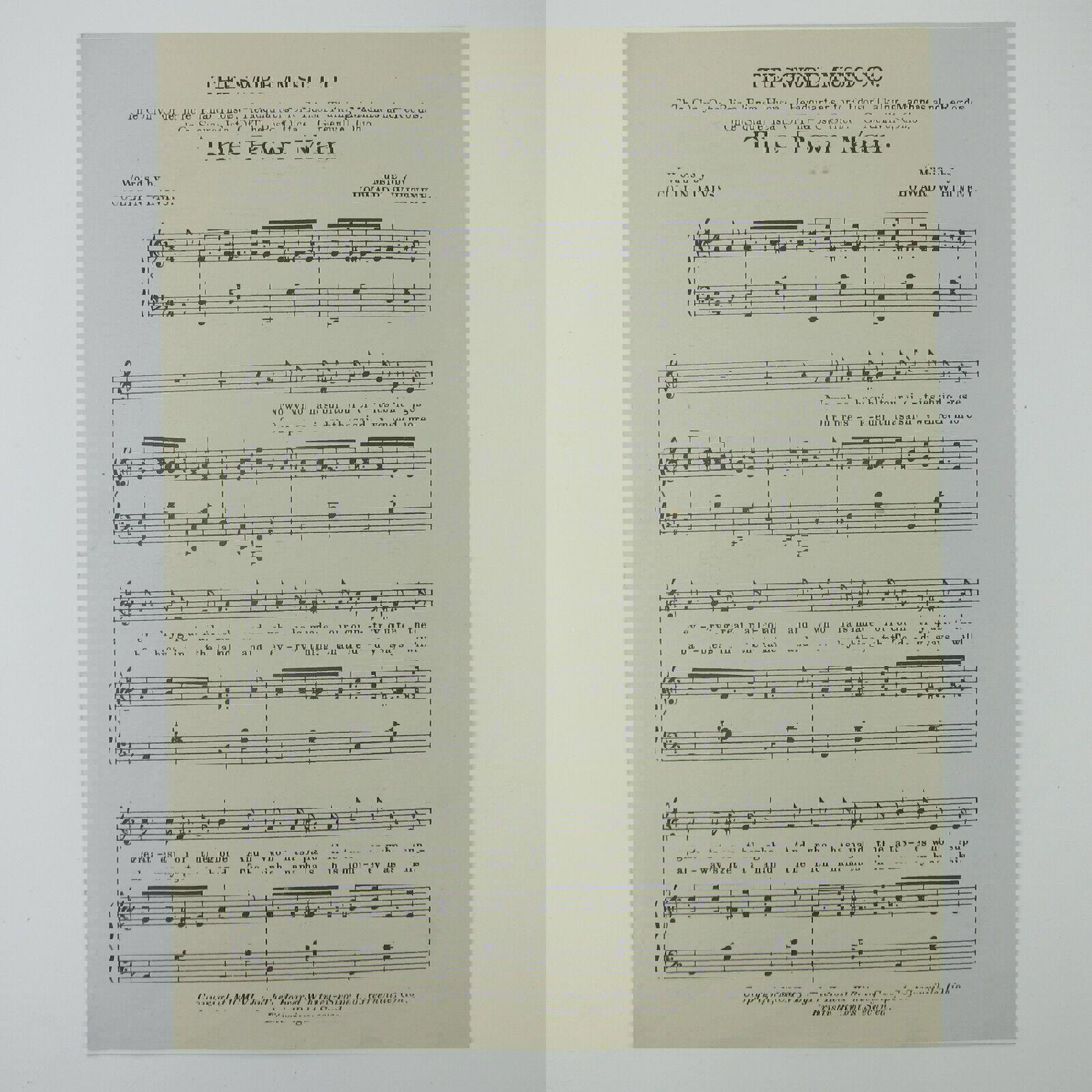 Sheet Music The Poor Man Howard Whitney Swope Co Greenville Ohio Antique 1906