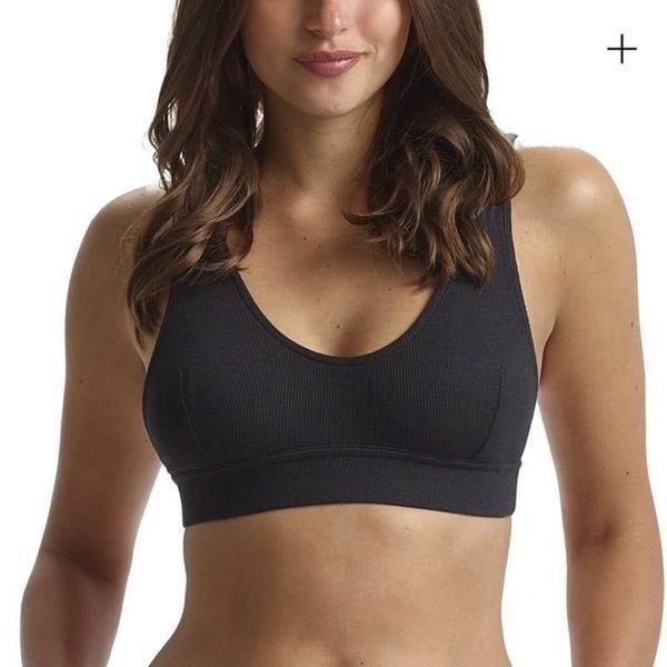 Commando Luxury Rib Bralette BLACK SZ S