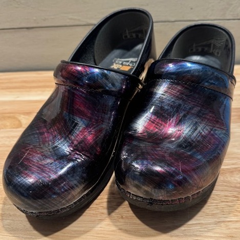 Dansko Pro XP 2.0 Color Pop Patent Leather Clogs Women’s Size EU 39 US 8.5-9