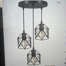 Industrial 3-Light Pendant Lightin
