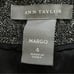Ann Taylor Margo gray white tweed pantsuit size 4 b26