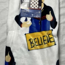 Ted Lasso Believe Plush Throw Blanket 50x70