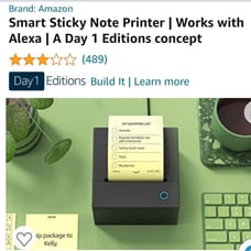 Amazon Sticky Note Printer
