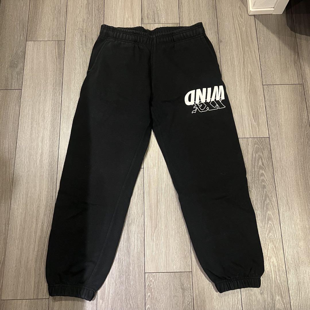 激安アウトレット通販 WINDANDSEA L Size Pants Black XXX SELECTION GOD × ウォーキング・ランニングウェア