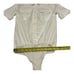 Wolford White Collared Short Sleeve Button Down Bodysuit Shirt Size 34 US 4 ECU