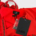 NBD Lourdes Red Beaded Strappy Open-Back Dress Medium NEW