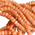 2 strands Shaded Orange Opal Beads, Natural Peruvian Opal Gemstone Beads Strands
