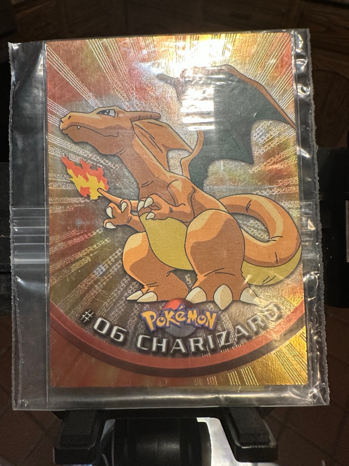 Topps POKEMON CHARIZARD #06 1999 vintage RARE HOLO FOIL