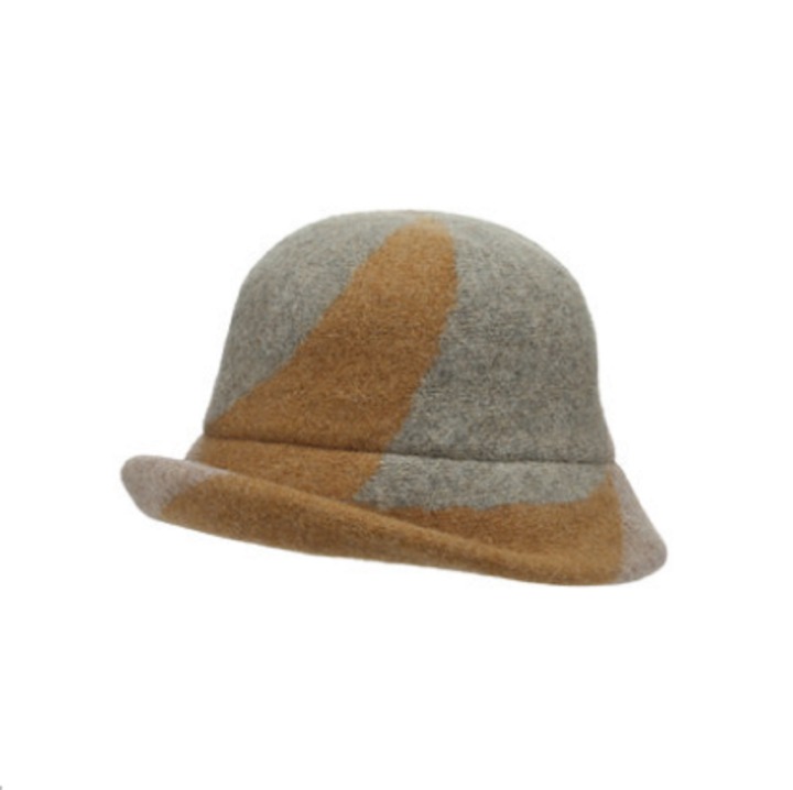 Autumn and winter curling top hat