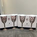 Novogratz Valentine Acrylic Wine Glasses Set of 4