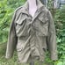 Vintage 1972 Genuine US GI Coat Cold Weather Field Jacket - Small Short