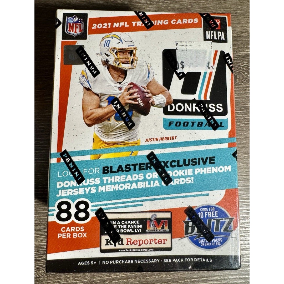 2021 Donruss Football Blaster Box Sealed 88 Cards Possible Exclusive Inserts