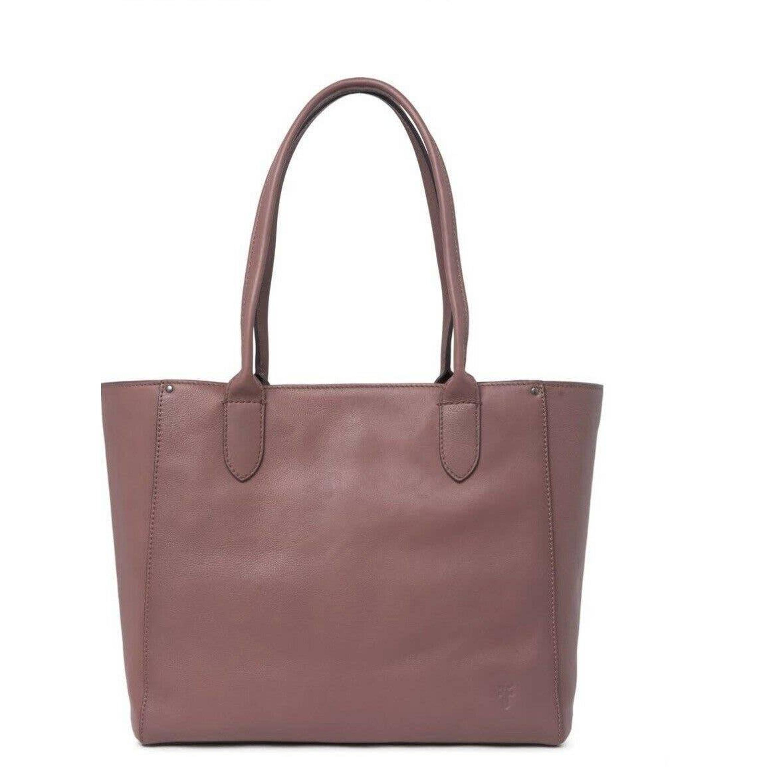 NEW Frye Olivia Large Leather Tote Shoulder Bag Handbag Amethyst Retail $378