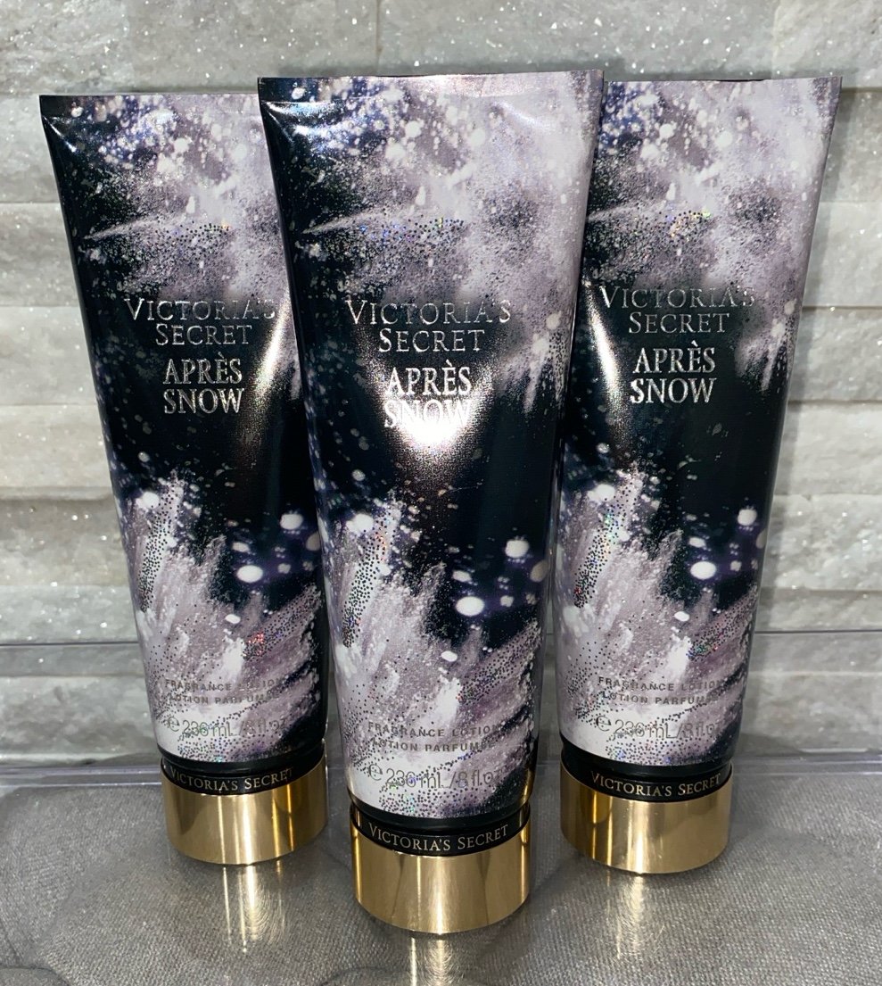 Victoria’s Secret Apres Snow Fragrance Lotion X3 Bundle