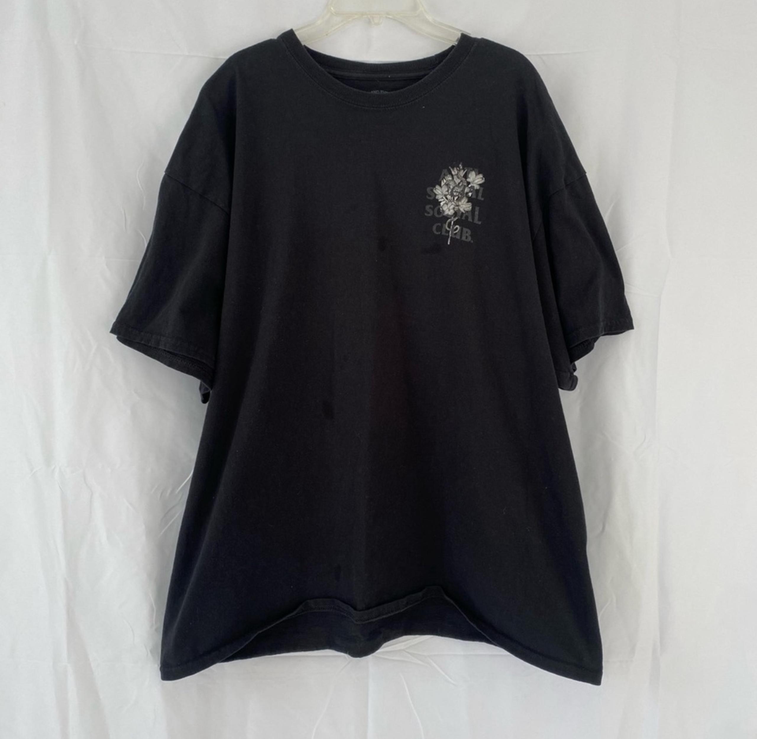 Antisocial Social Club Black T-Shirt, Men’s 2XL