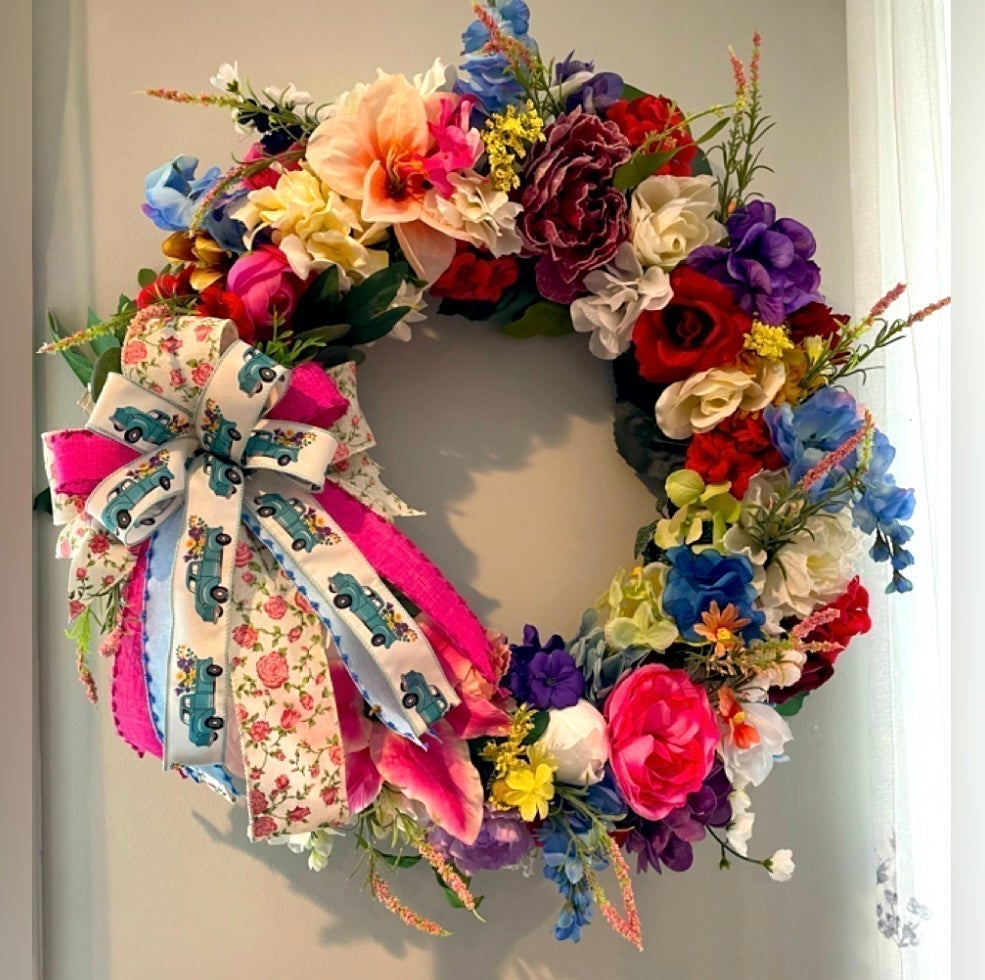 Wreath, Everyday, Front Door, All Season Wreath