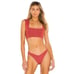 New. L*SPACE brick bikini set. L-top/M-bottom. Retails 168
