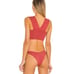 New. L*SPACE brick bikini set. L-top/M-bottom. Retails 168