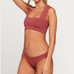 New. L*SPACE brick bikini set. L-top/M-bottom. Retails 168