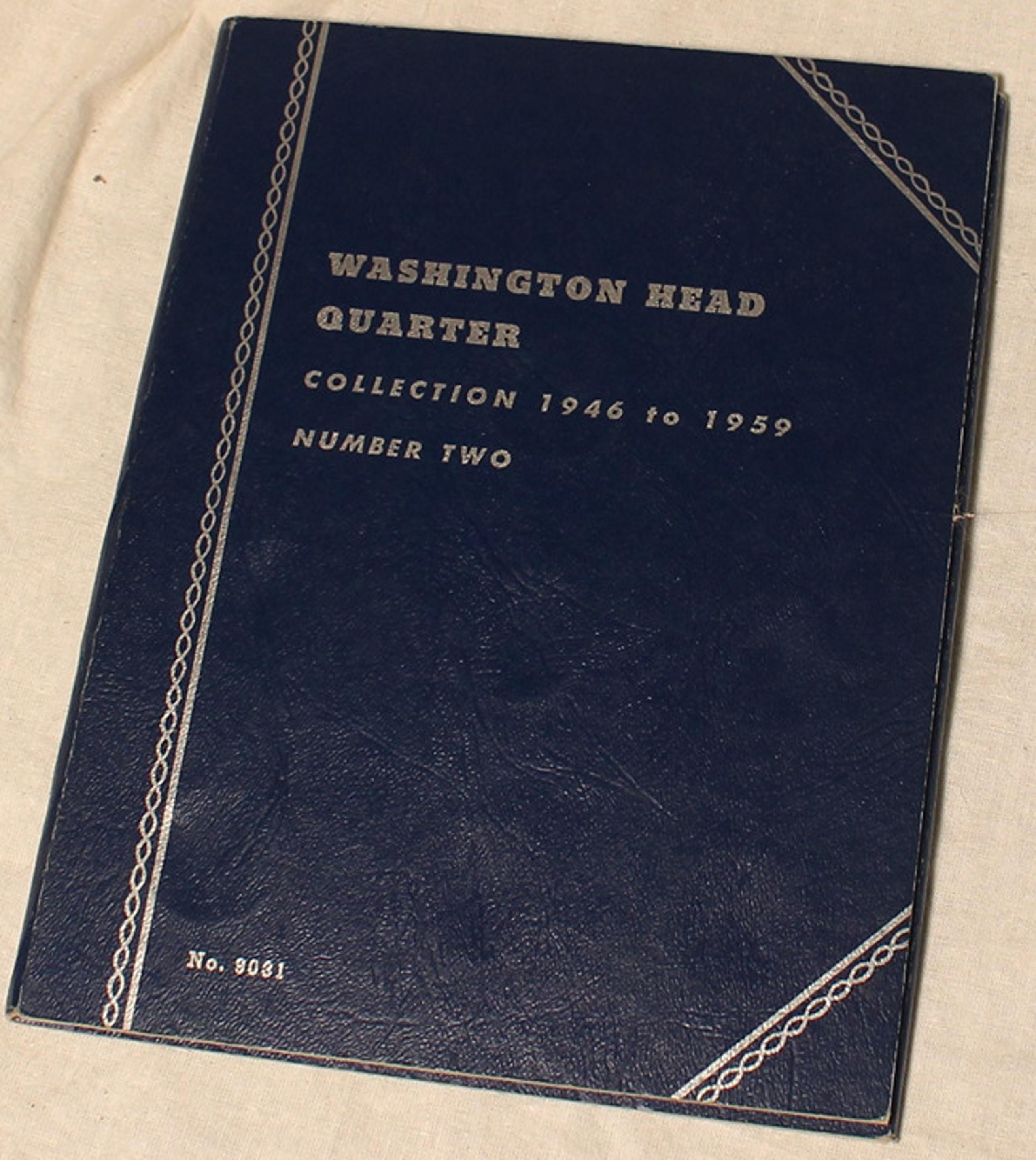 Washington Head Quarter Collection 1946-1959  Coin Folder Number Two Lot M96