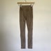 Lamarque 100% Suede Leather Pull on Skinny Women's Pants in Tan XS