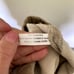 Lamarque 100% Suede Leather Pull on Skinny Women's Pants in Tan XS