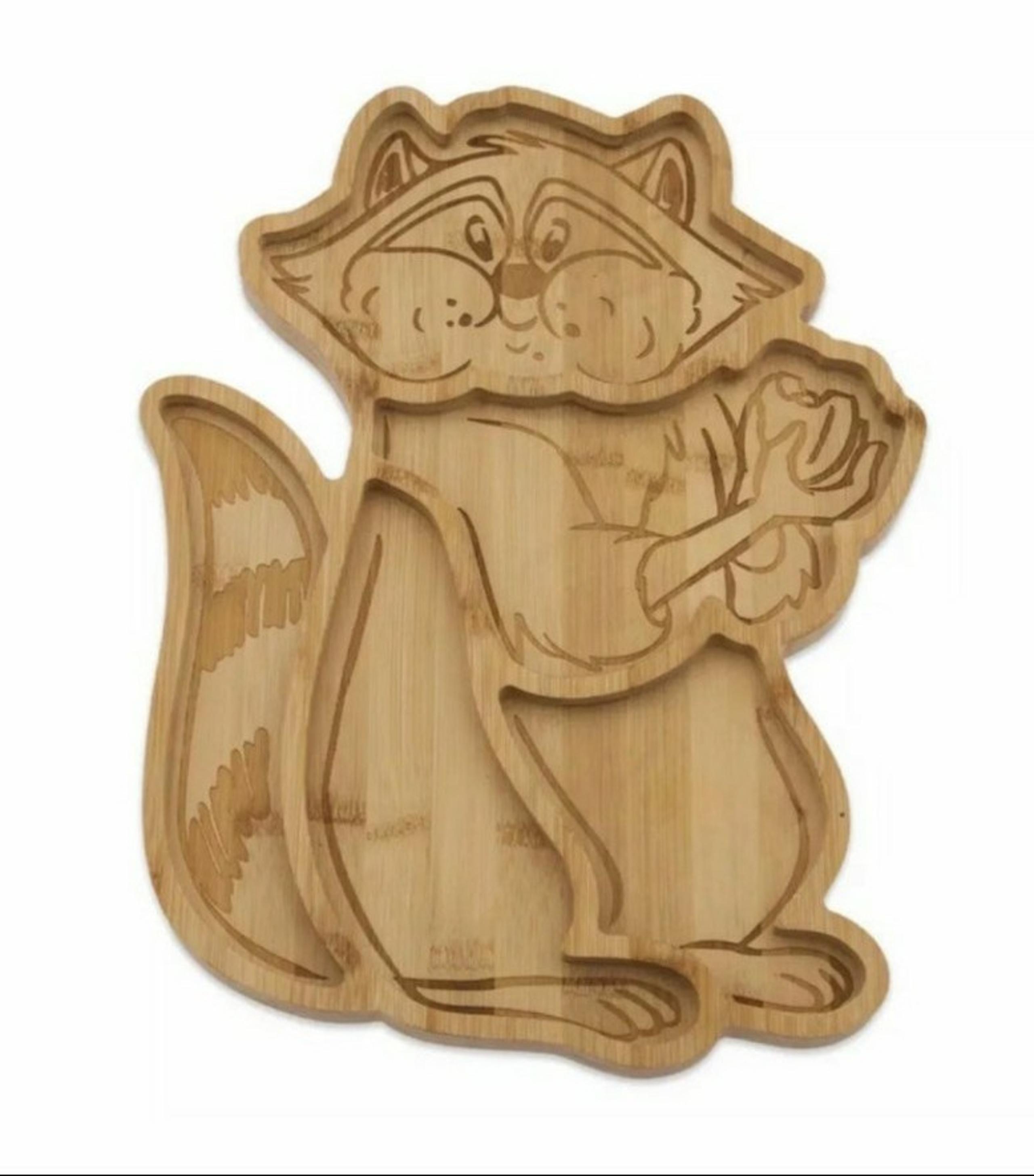 Disney Parks Pocahontas Meeko Wooden Serving Tray Charcuterie Board NEW