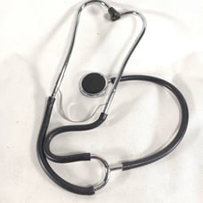 Vintage Unbranded Stethoscope-Working and PBC Sphygmomanometer- Not Working
