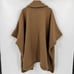 Free People Off Duty Oversized Knit Poncho Cape Tan Camel Women’s One Size