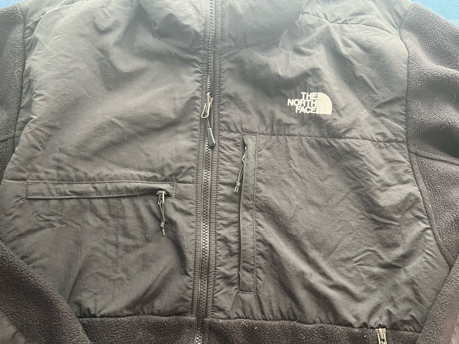 Mens The NORTH FACE Black Denali Fleece Vented Sweater Jacket X-Large 169
