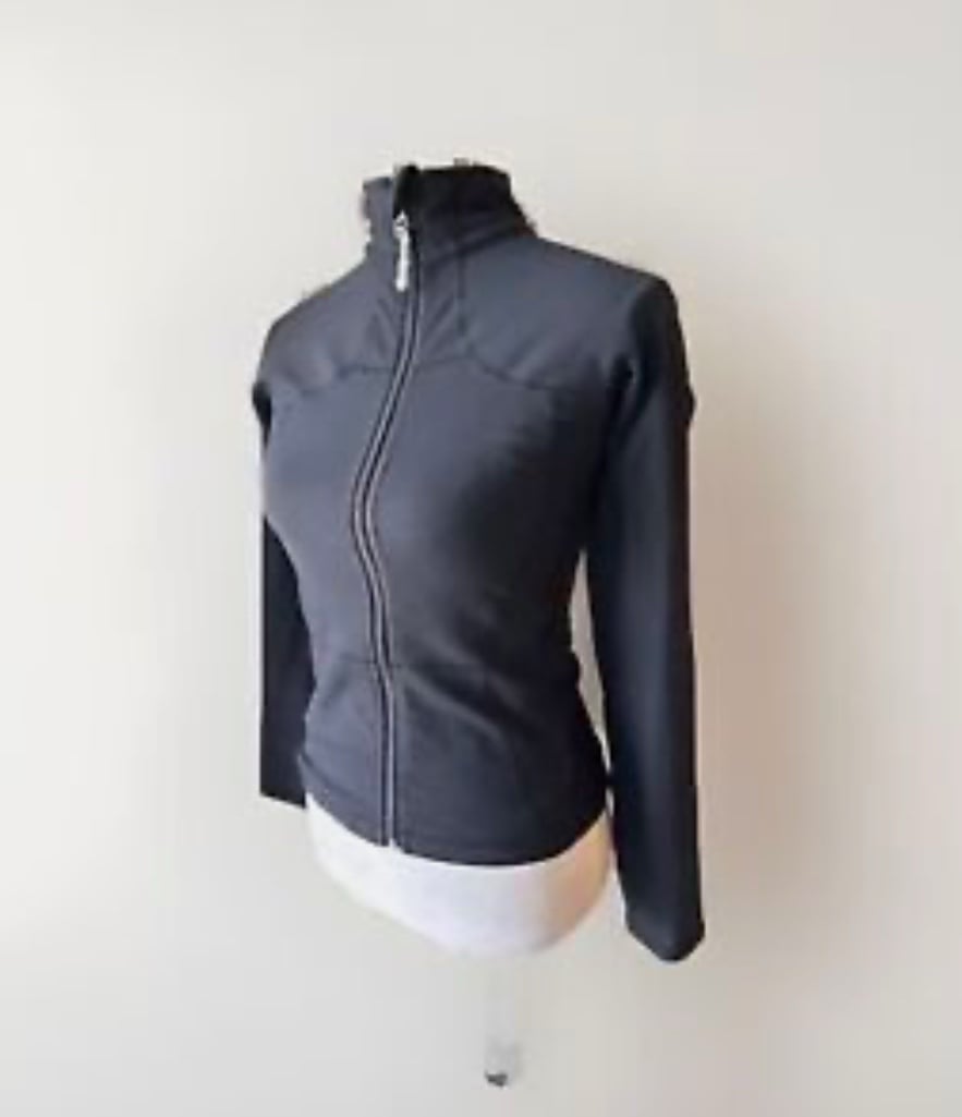 Lululemon Womens 4 Shape Up Athletic Training Jacket In Black No Size Tag