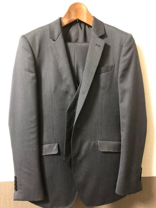 Suit Select A6 3-Piece Suit with Glossy Reversible Vest