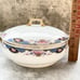 Vtg Crown Edelstein Bavaria Germany Rose China Serving Bowl Tureen 8” Lid c1924