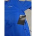 Nike Baseball V-Neck Pullover Shirt Men Size Medium Blue Warm Up Practice NWT