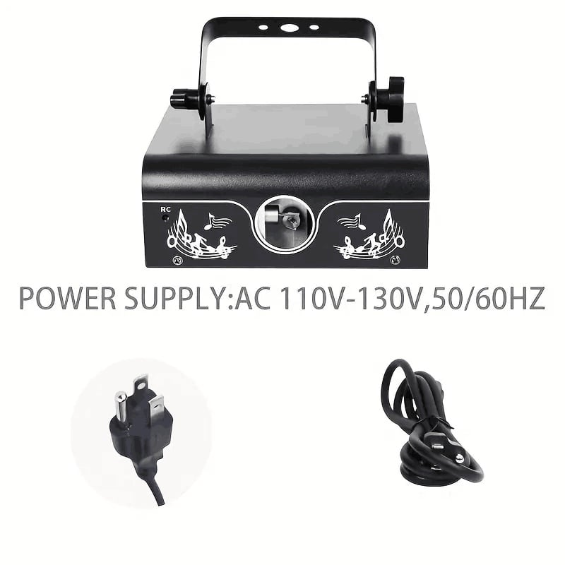 1pc, RGB full-color animated projection light