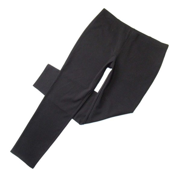 NWT Eileen Fisher Skinny in Coffee Viscose Stretch Ponte Pull-on Pants L