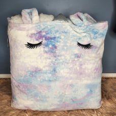 NWT LIMITED TOO REVERSIBLE & ULTRA SOFT PLUSH 1 PIECE COMFORTER -FULL
