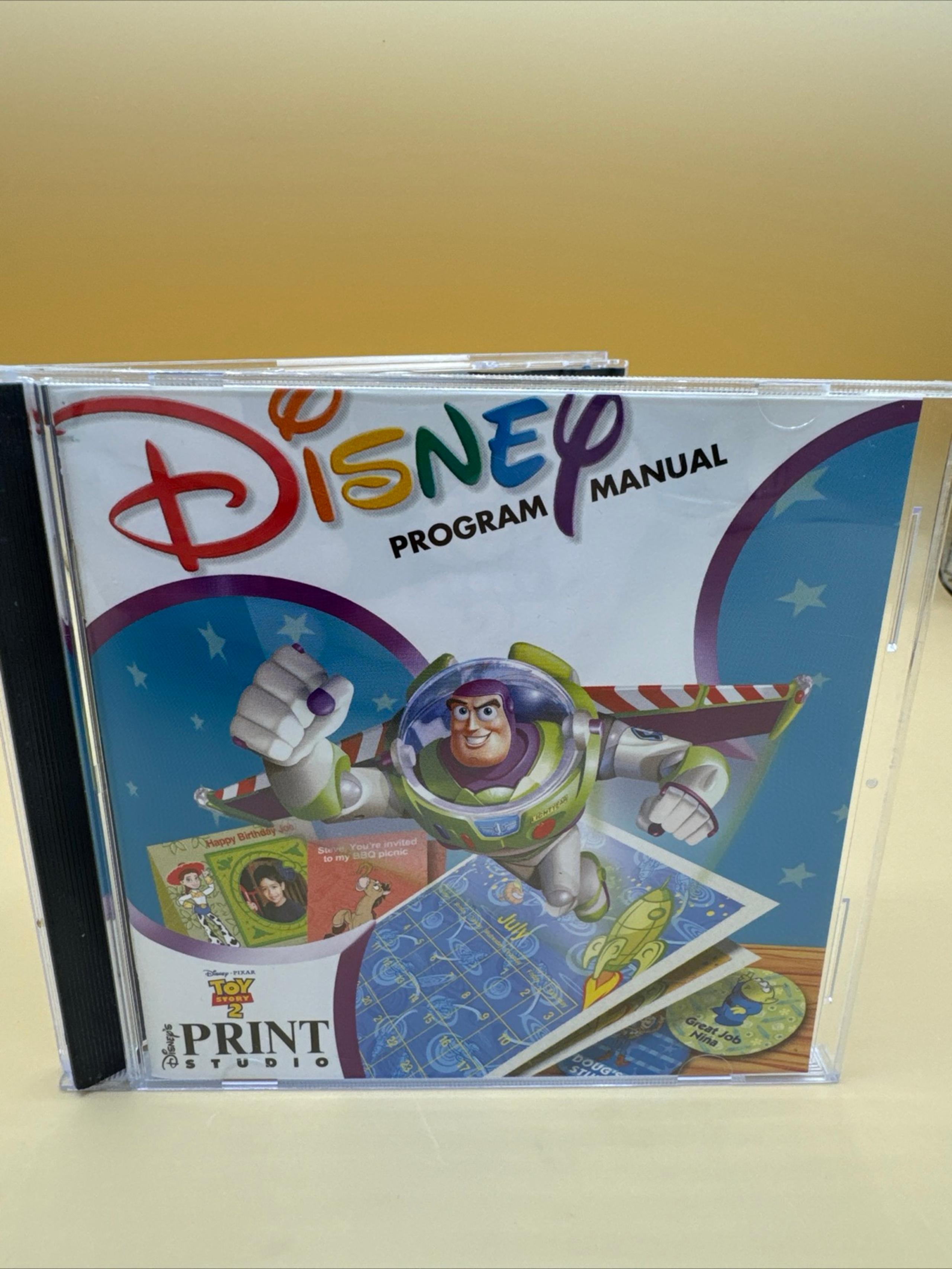 Disney Toy Story 2 Print Studio (PC, 1999) Windows 95/98 CD-ROM - Pixar - VGC