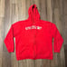 Vintage Oakley red zip up hoodie sweatshirt size large