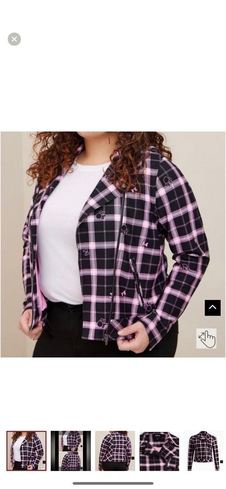 Disney Minnie Mouse Ponte Moto Jacket Coat