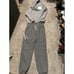 Tuxy Two-Tone Grey One Piece Hoodie Sweatsuit Loungewear Mens Small