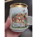 VINTAGE CZECHOSLOVAKIA VILLAGE culture 3.75 MUG WELL MADE set of 4
