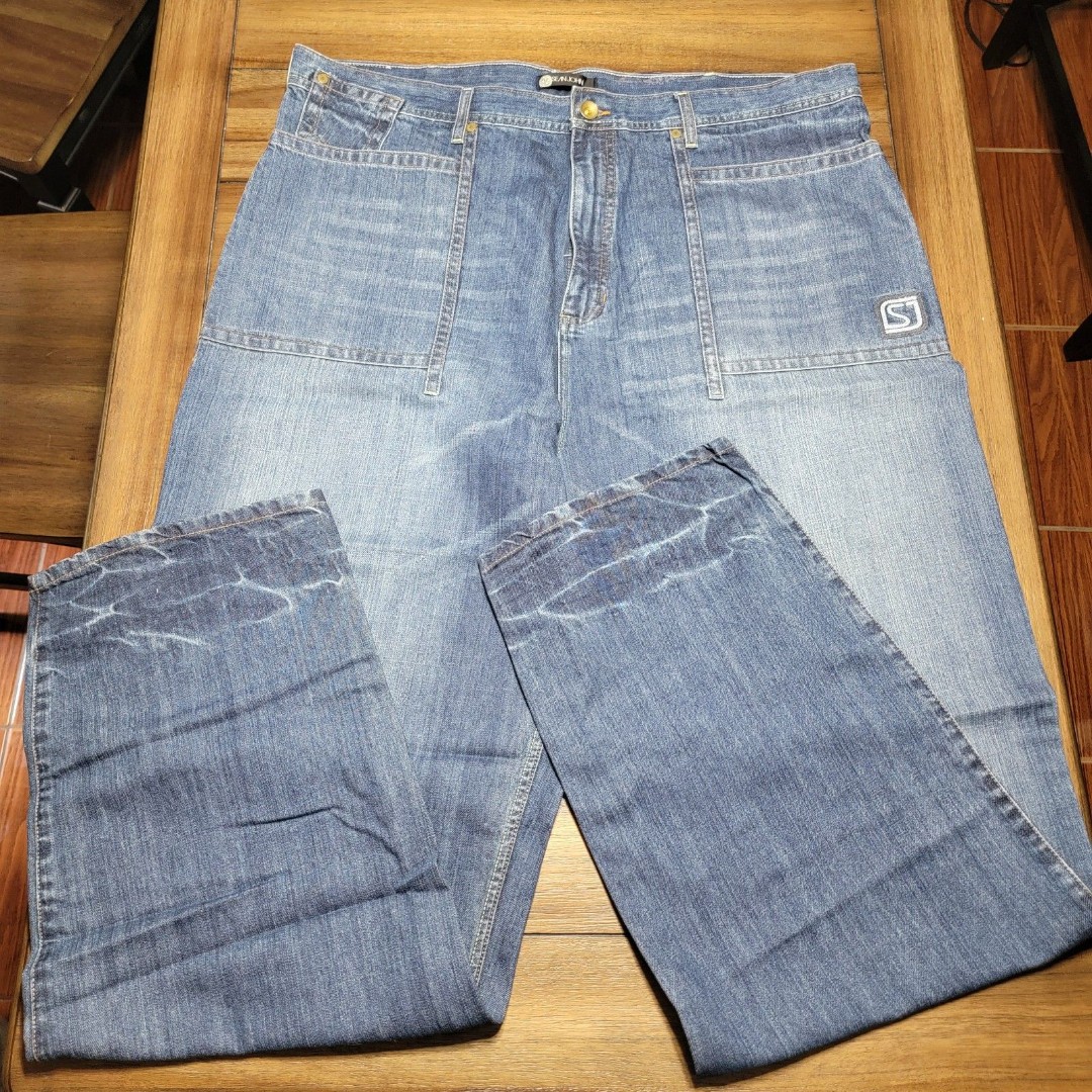 Sean John Denim Wide Leg Jeans - Size 44T