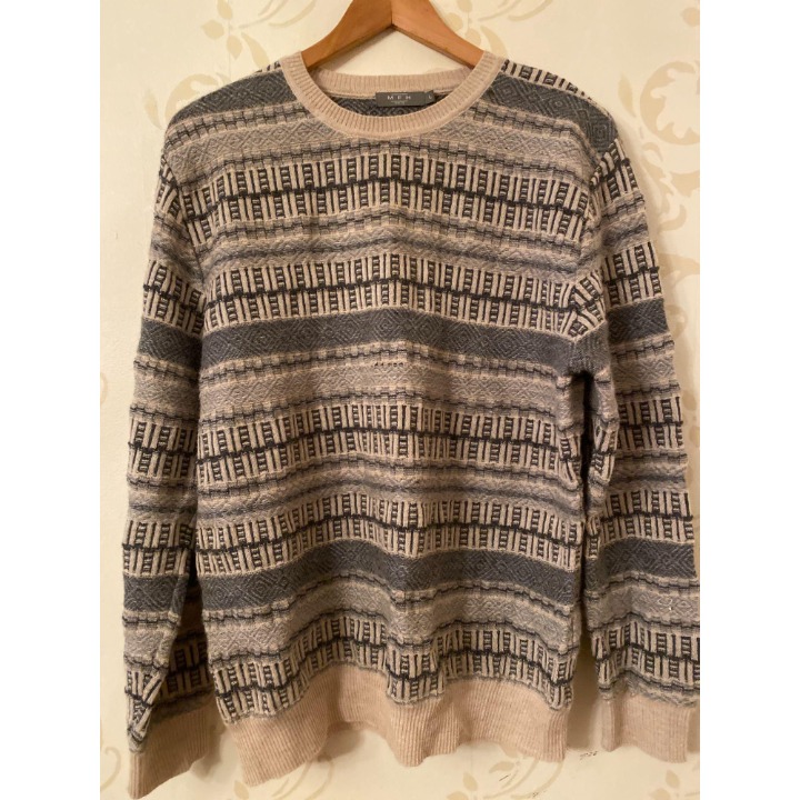 MFM Knits 100% Baby Alpaca Sweater Men’s