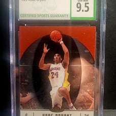 Kobe Bryant Topps Finest Gem Mint CSG 9.5